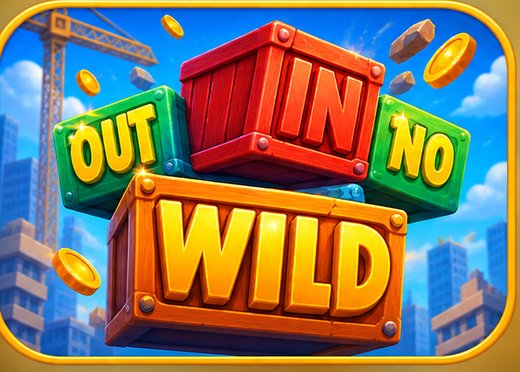 Gekleurde Wild blokken uit het spel Tower Dash
